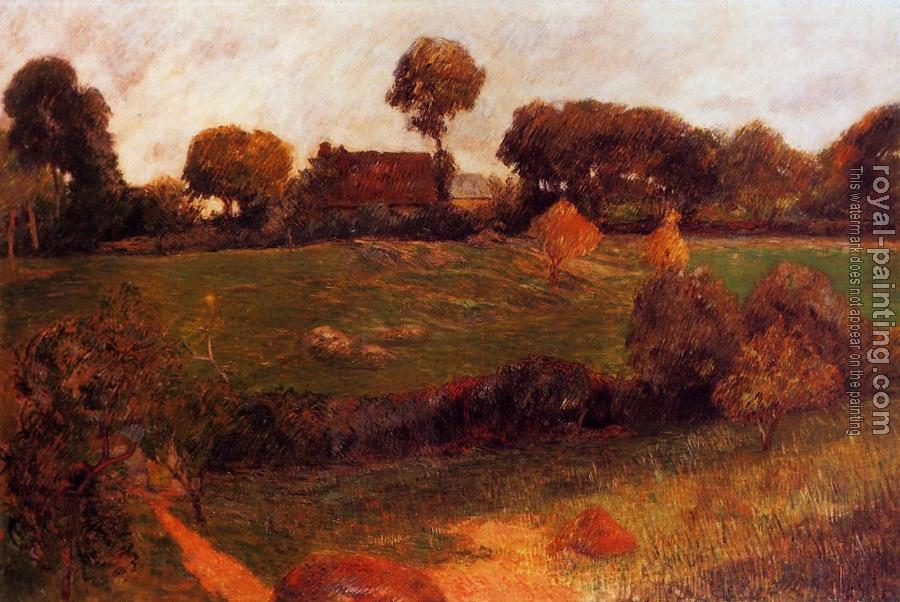 Paul Gauguin : Farm in Brittany Paul Gauguin : Farm in Brittany